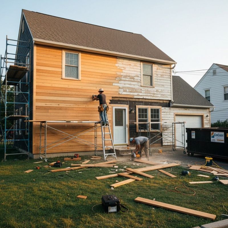 Cedar Siding Installation detail